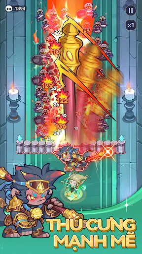 Gambit Hero: Vận Mệnh Anh Hùng ảnh chụp màn hình 6